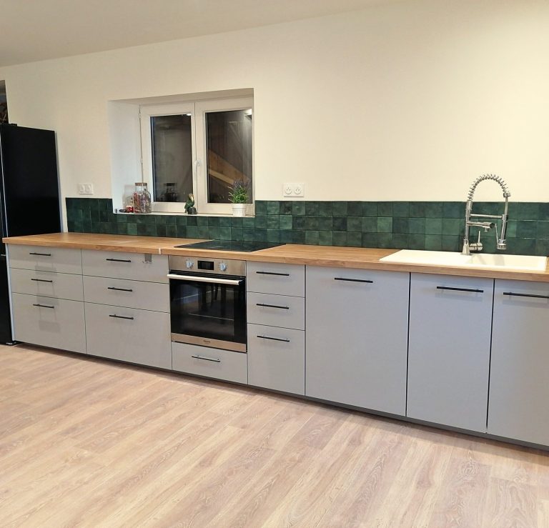 Cuisine Après rénovation cuisine dans l'Yonne.